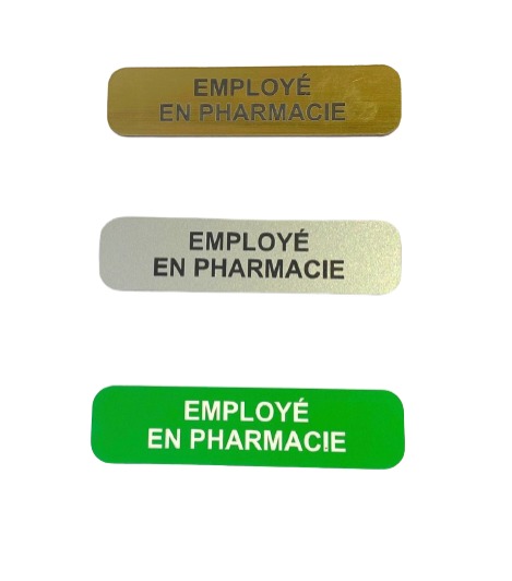 Badge Employ en Pharmacie pas cher