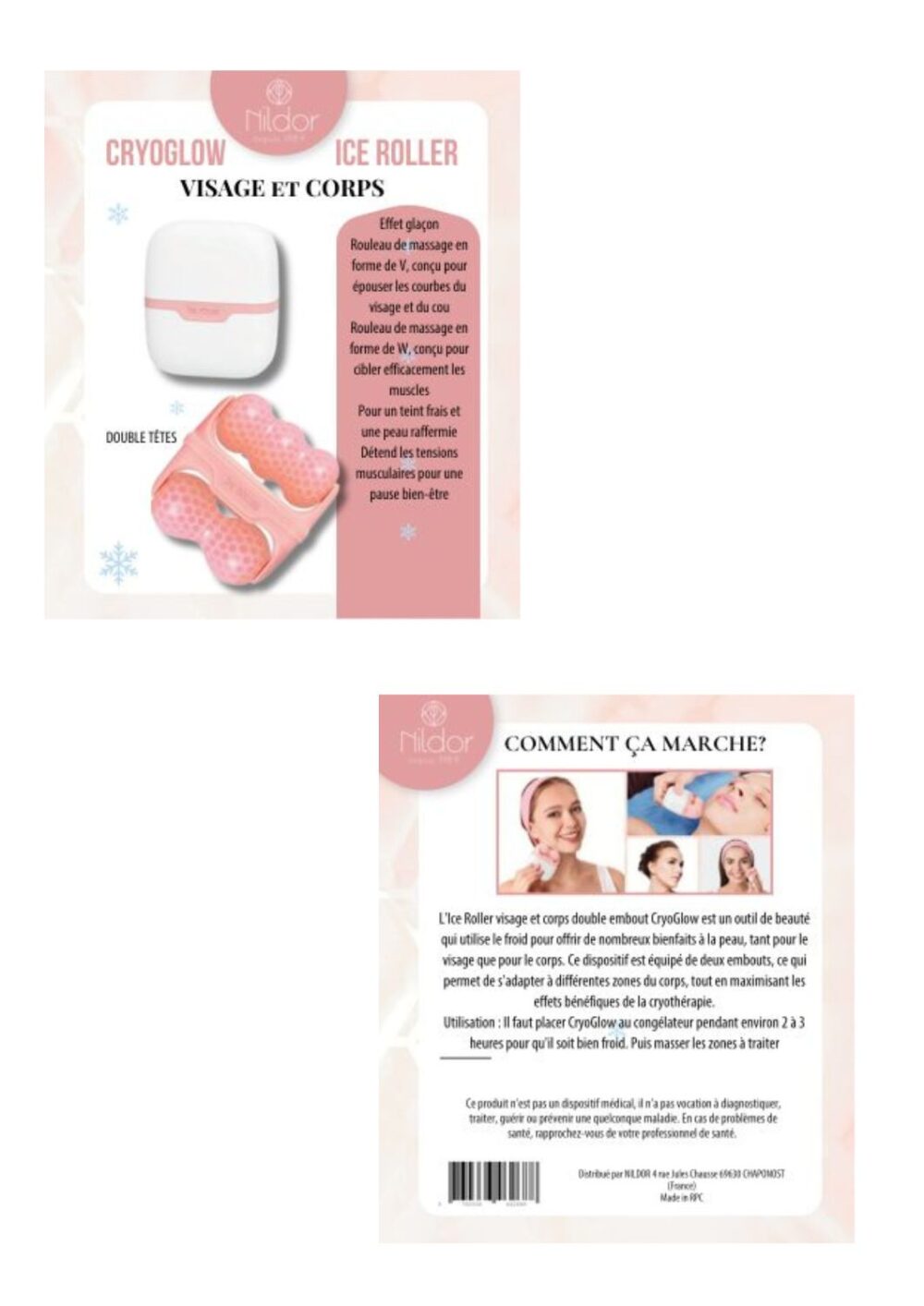 Rouleau de glace visage et corps Cryoglow – Image 4