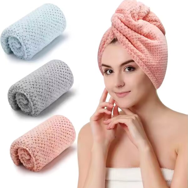 Serviette à Cheveux - Séchage Rapide