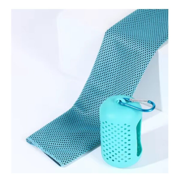 COOL POCKET -Mini Serviette Effet Fraîcheur - BLEU